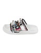 Christian Louboutin Rubber Striped Slides