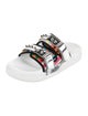 Christian Louboutin Rubber Striped Slides