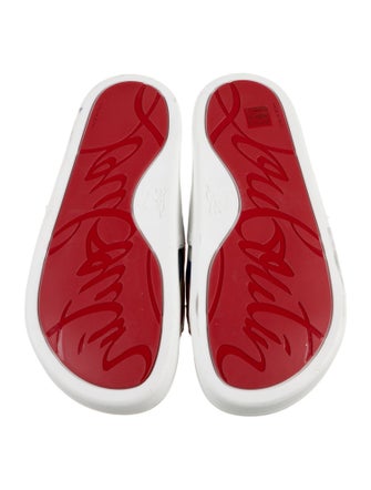 Christian Louboutin Rubber Striped Slides