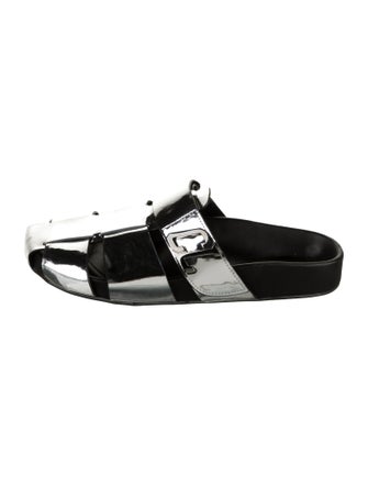 Christian Louboutin Patent Leather Slides