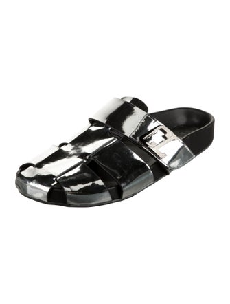 Christian Louboutin Patent Leather Slides