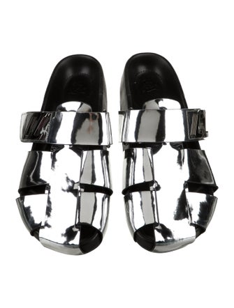 Christian Louboutin Patent Leather Slides