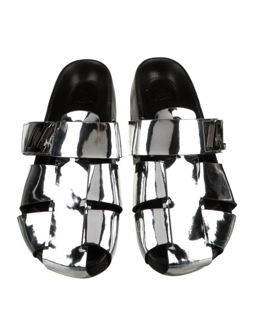 Christian Louboutin Patent Leather Slides