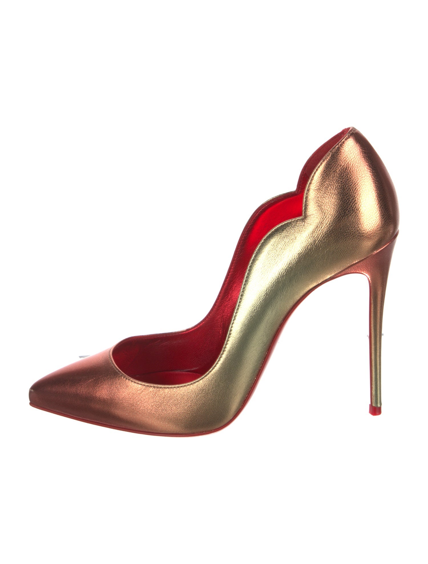 Christian Louboutin Hot Chick 100 Leather Pumps
