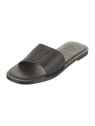 Christian Louboutin Leather Slides
