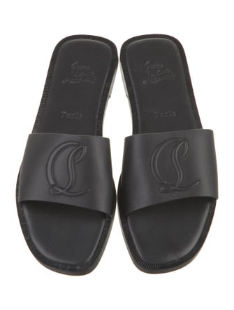 Christian Louboutin Leather Slides
