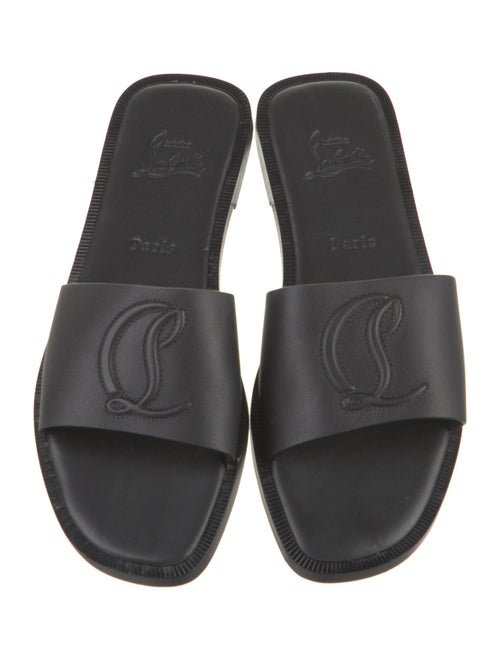 Christian Louboutin Leather Slides