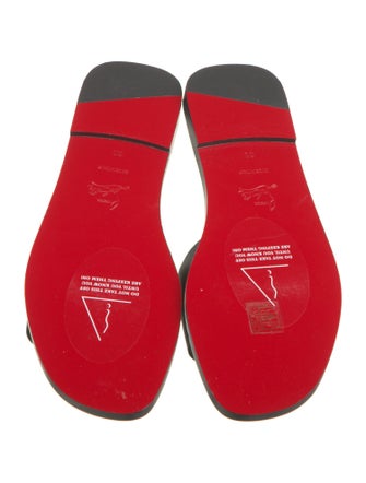 Christian Louboutin Leather Slides
