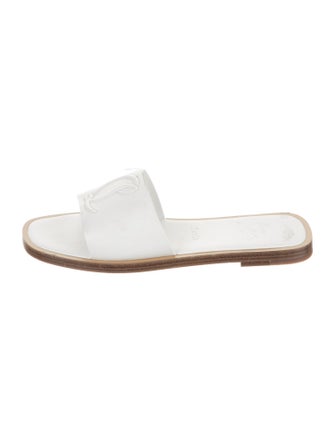 Christian Louboutin Leather Slides