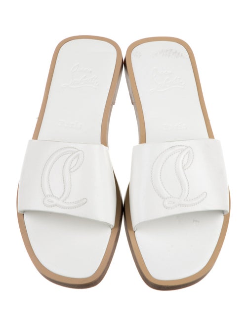 Christian Louboutin Leather Slides