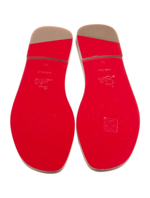 Christian Louboutin Leather Slides