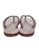 Christian Louboutin Rubber Flip Flops