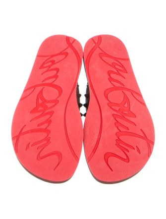 Christian Louboutin Rubber Flip Flops