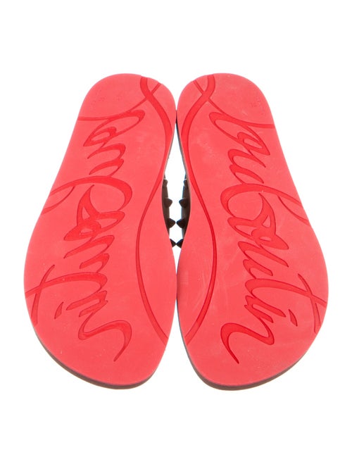 Christian Louboutin Rubber Flip Flops