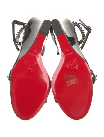 Christian Louboutin Patent Leather Sandals