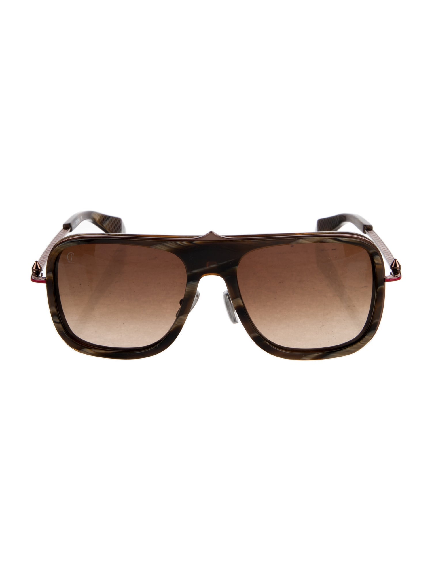Christian Louboutin Shield Gradient Sunglasses