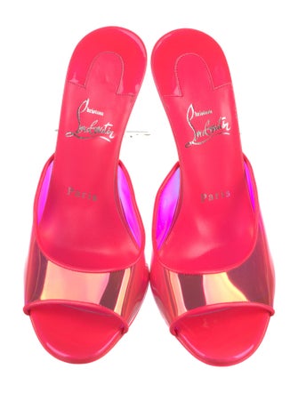 Christian Louboutin Patent Leather Slides
