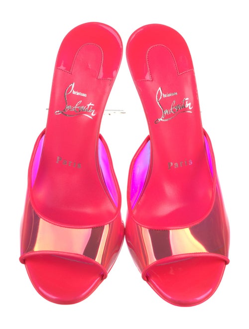 Christian Louboutin Patent Leather Slides