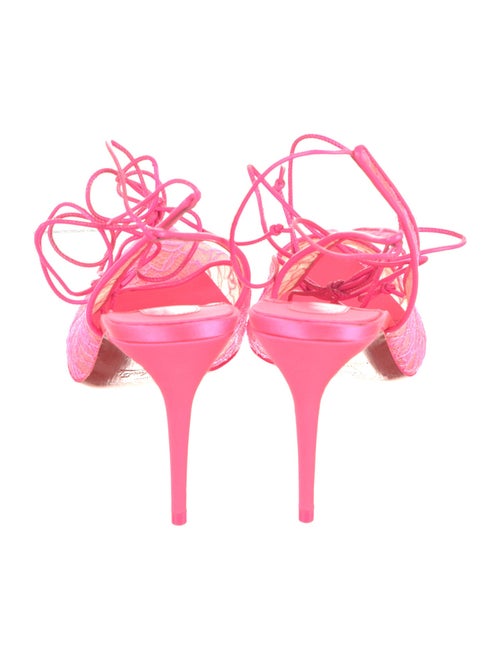 Christian Louboutin Lace Slingback Pumps