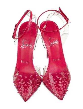 Christian Louboutin Patent Leather Slingback Pumps