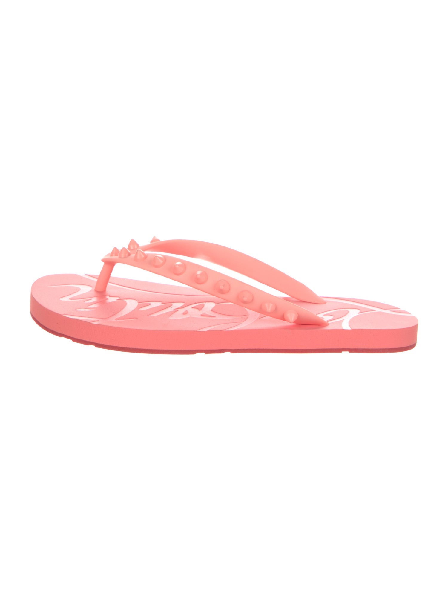 Christian Louboutin Rubber Flip Flops