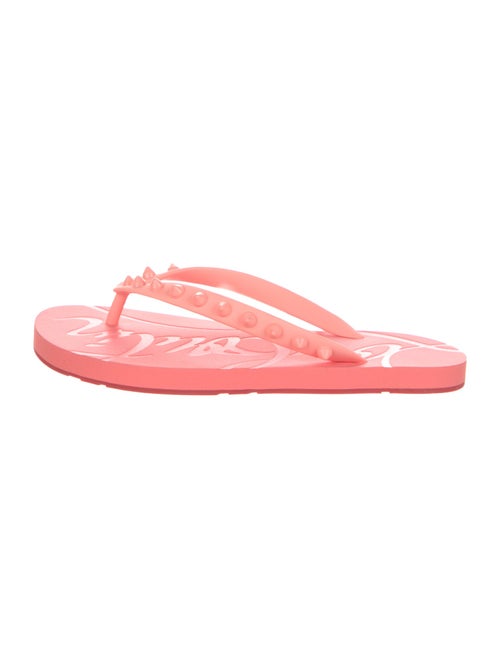 Christian Louboutin Rubber Flip Flops