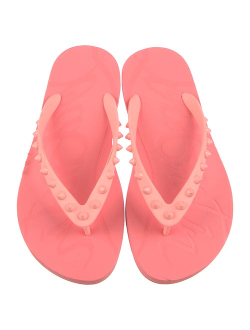 Christian Louboutin Rubber Flip Flops