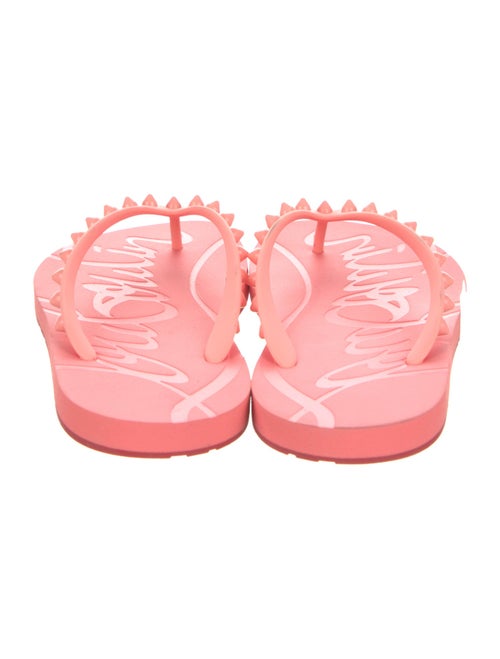 Christian Louboutin Rubber Flip Flops