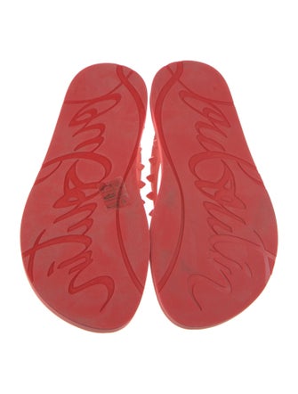 Christian Louboutin Rubber Flip Flops