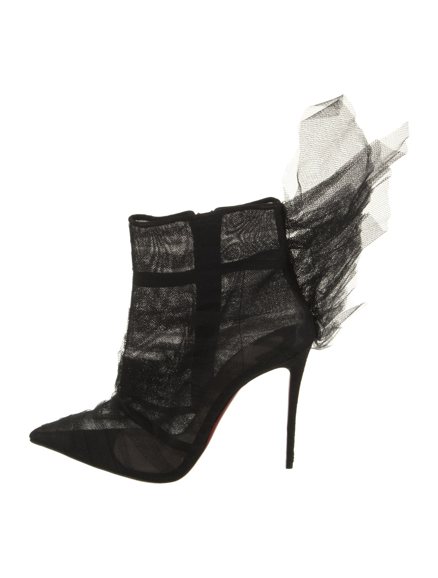 Christian Louboutin Mesh Mesh Accents Boots