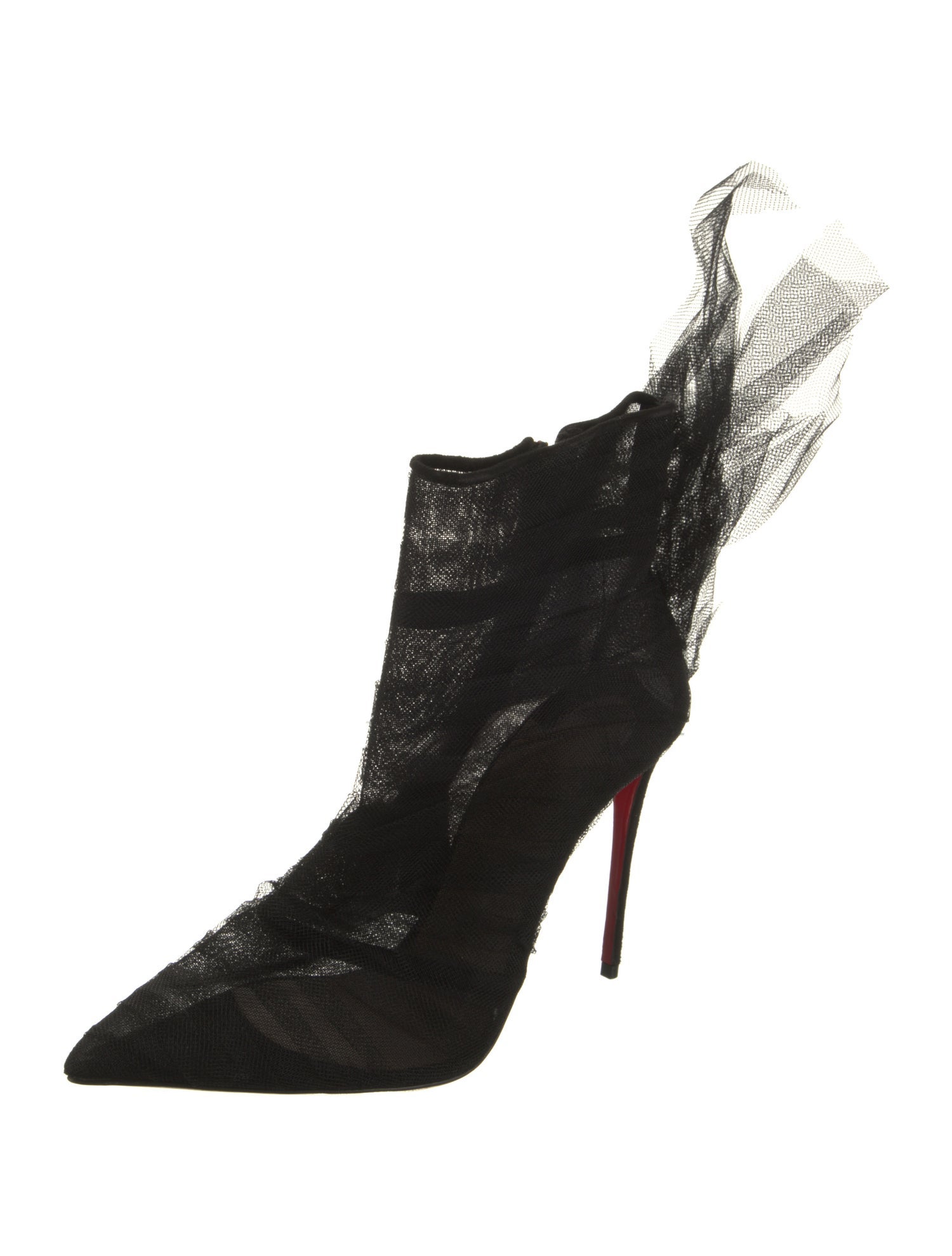 Christian Louboutin Mesh Mesh Accents Boots