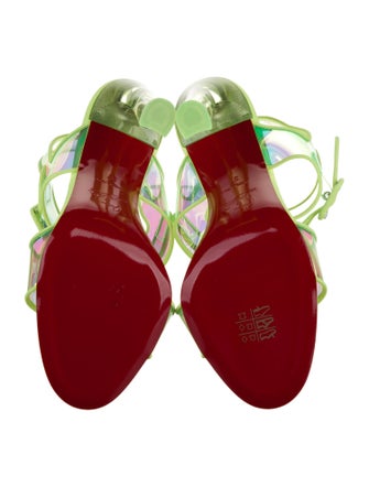Christian Louboutin Leather Slingback Sandals