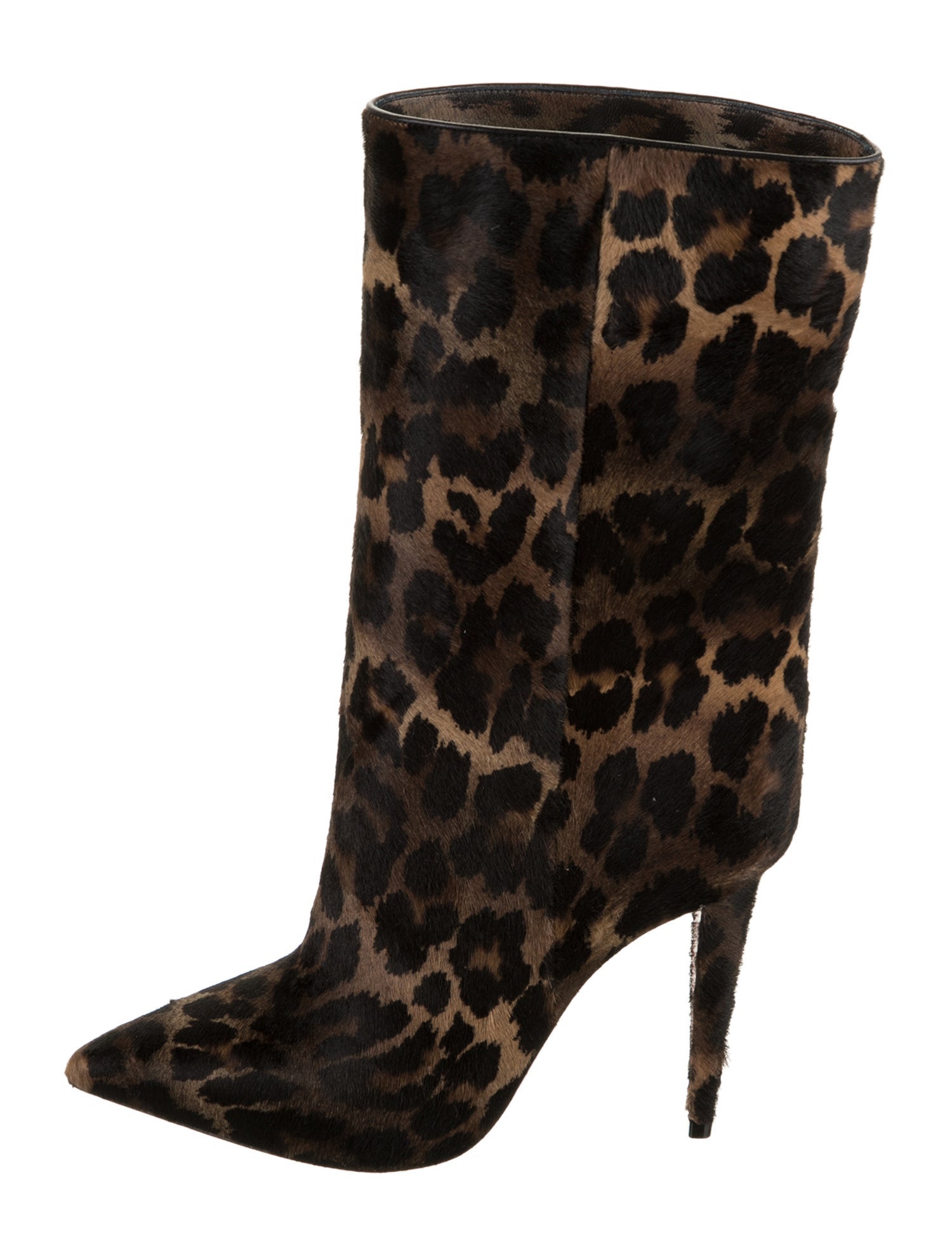 Christian Louboutin Ponyhair Animal Print Boots