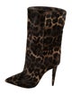 Christian Louboutin Ponyhair Animal Print Boots