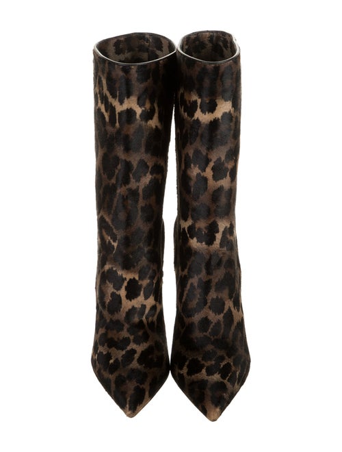 Christian Louboutin Ponyhair Animal Print Boots