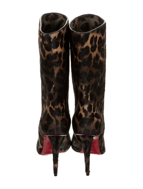 Christian Louboutin Ponyhair Animal Print Boots
