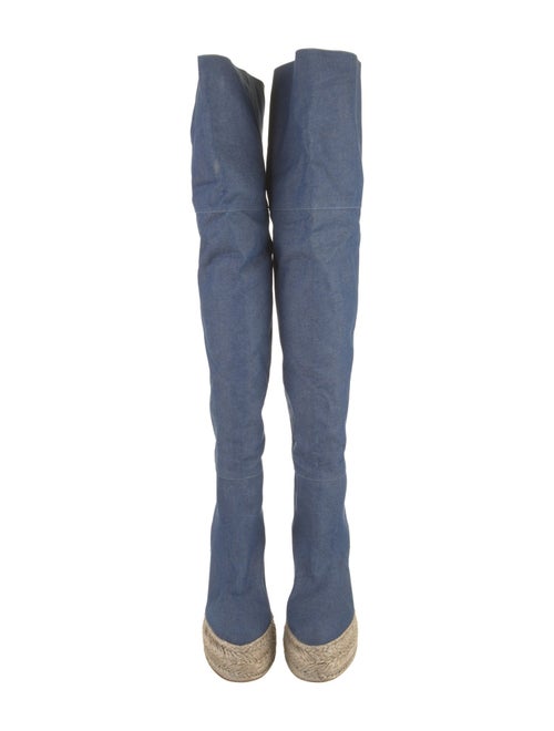 Christian Louboutin Raffia Boots