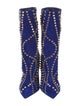 Christian Louboutin Suede Studded Accents Boots