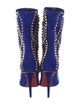 Christian Louboutin Suede Studded Accents Boots