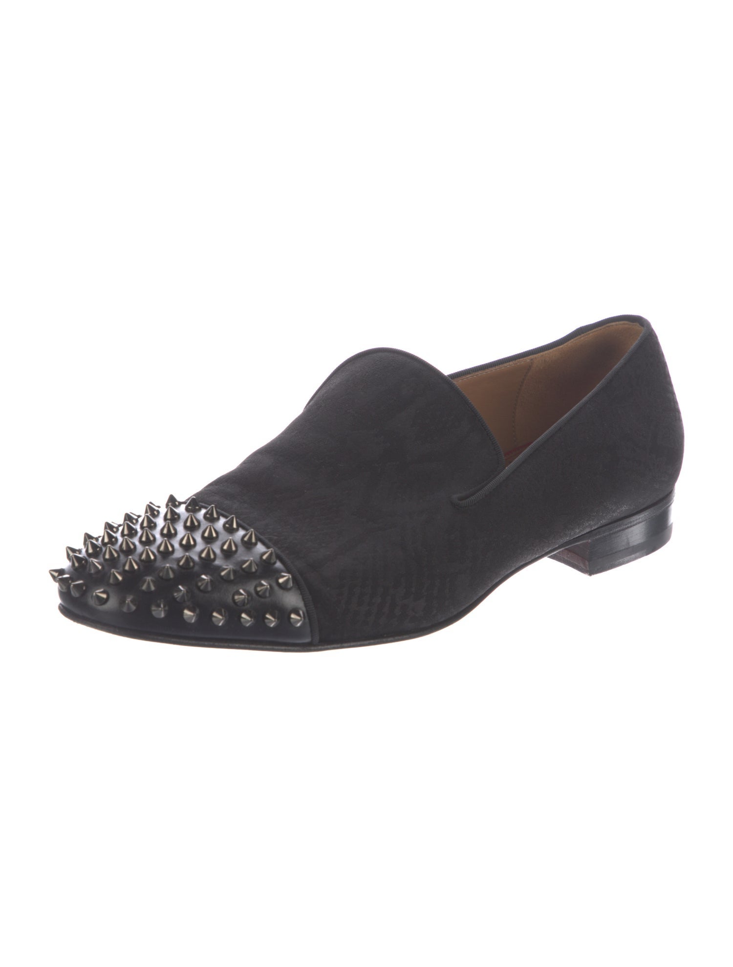 Christian Louboutin Spike Accents Studded Accents Loafers