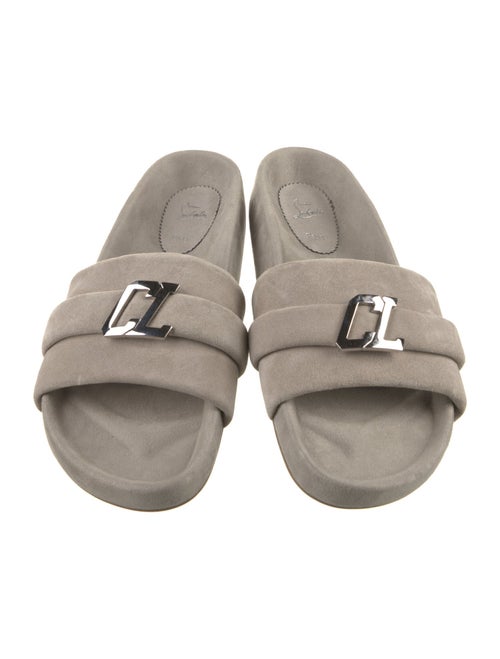 Christian Louboutin Suede Slides