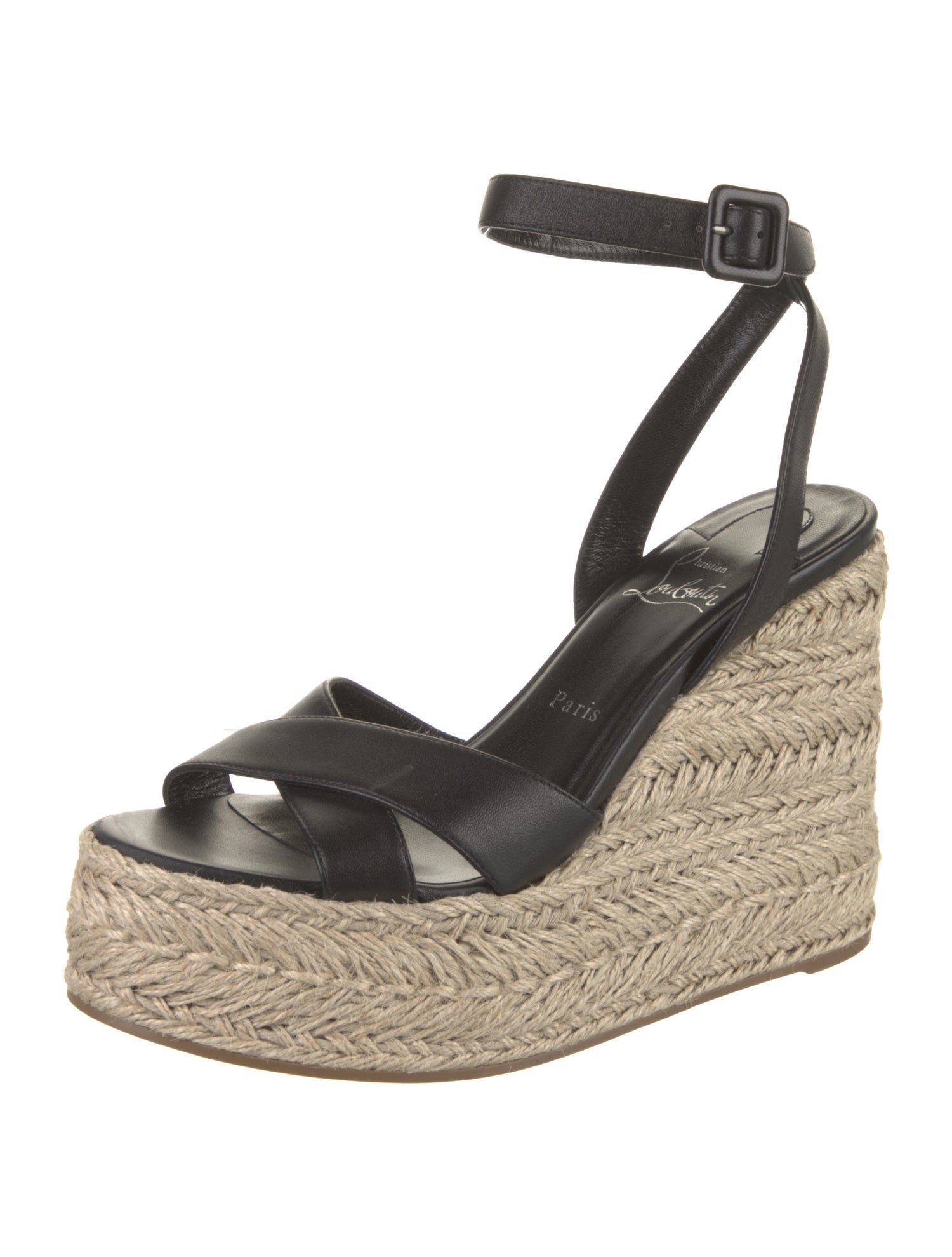 Christian Louboutin Leather Espadrilles