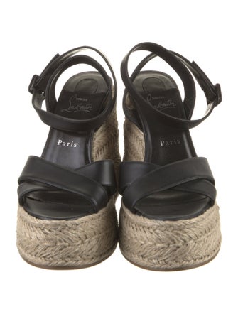 Christian Louboutin Leather Espadrilles