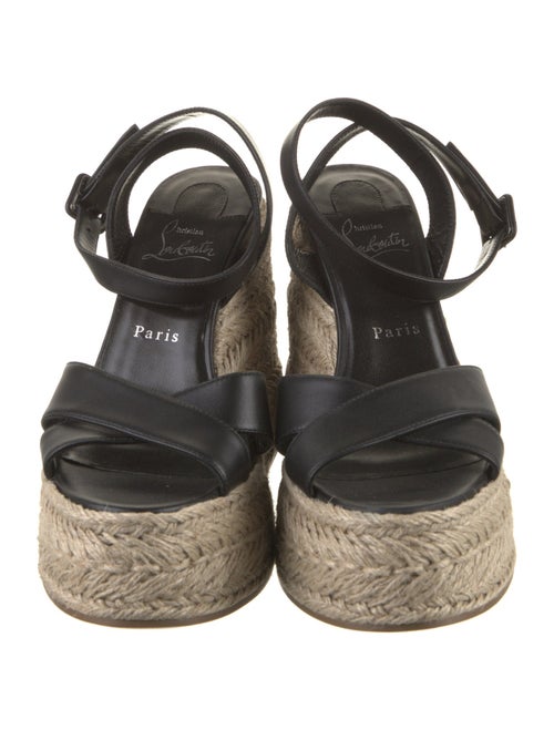 Christian Louboutin Leather Espadrilles