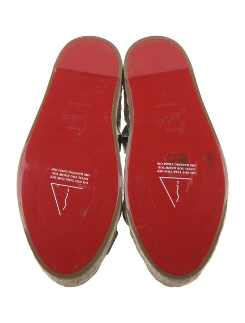 Christian Louboutin Leather Espadrilles