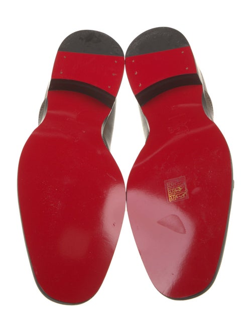 Christian Louboutin Embossed Leather Oxfords