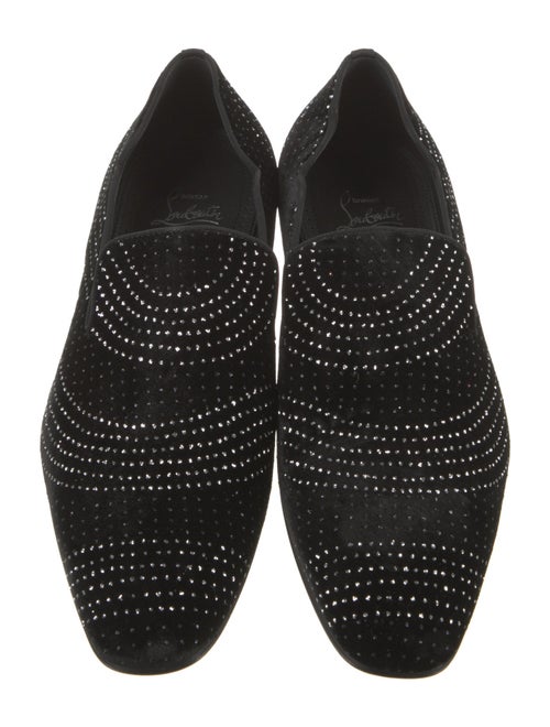Christian Louboutin Suede Printed Loafers