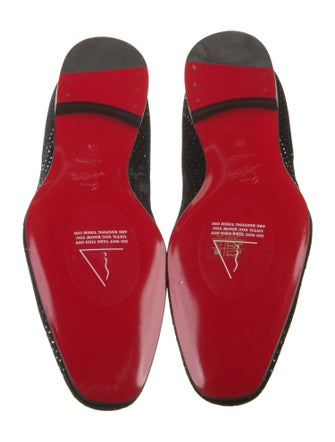 Christian Louboutin Suede Printed Loafers