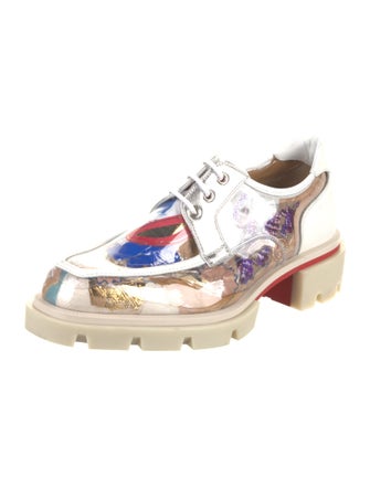 Christian Louboutin PVC Printed Derby Shoes