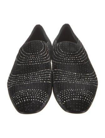 Christian Louboutin Suede Printed Slippers